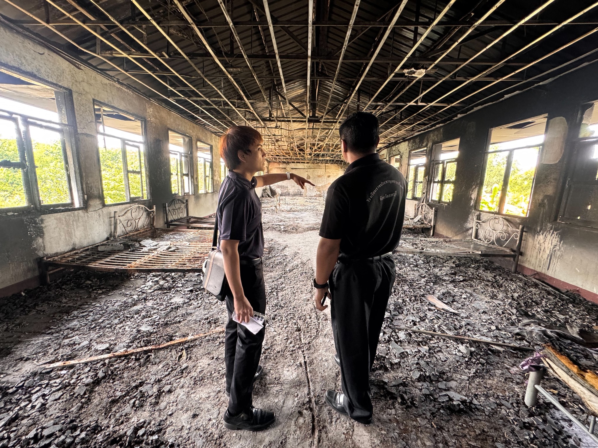 สศศ. ลงพื้นที่ให้กำลังใจโรงเรียนราชประชานุเคราะห์ 33 จังหวัดลพบุรี หลังได้รับผลกระทบจากเหตุไฟไหม้