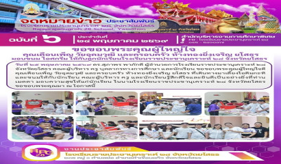 โครงการส่งเสริมพัฒนาคุณภาพผู้เรียน กิจกรรมวันสําคัญทางพุทธศาสนา วันมาฆบูชา ประจําปี ๒๕๖๙