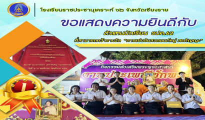 โรงเรียนราชประชานุเคราะห์ 56 จังหวัดน่าน ประเมินโณงเรียนคุณธรรม สพฐ. ระดับ 3 ดาว