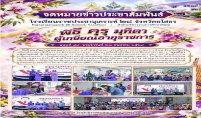 งานเกษียณอายุราชการ คุรุมุทิตา กษิณานุสรณ์ ผู้เกษียณอายุราชการ ประจำปี ๒๕๖๙
