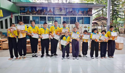โรงเรียนโสตศึกษาจังหวัดปราจีนบุรี เข้าร่วมงานมหกรรมแนะแนวการศึกษา 'เด็กพิการเรียนไหนดี'