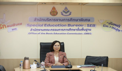 ผอ.สศศ. ร่วมประชุมโครงการนำร่องการสนับสนุนสถานศึกษาเพื่อกระจายศักยภาพของคนพิการฯ ระยะที่ 2