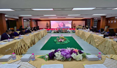 ประชุมสรุปผลการประชุมเชิงปฏิบัติการ เพื่อพัฒนาศักยภาพการบริหารสถานศึกษาของผู้บริหารในสังกัด